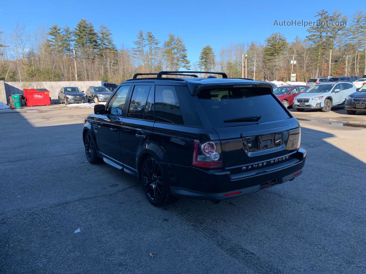 2011 Land Rover Range Rover Sport Lux Черный vin: SALSK2D43BA262290