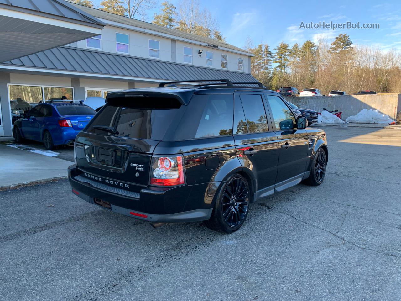 2011 Land Rover Range Rover Sport Lux Черный vin: SALSK2D43BA262290