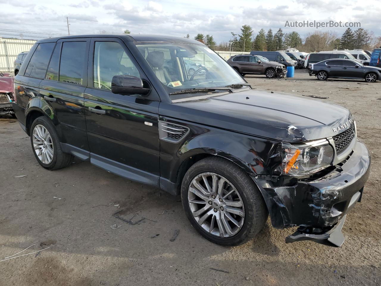 2011 Land Rover Range Rover Sport Lux Черный vin: SALSK2D43BA269692