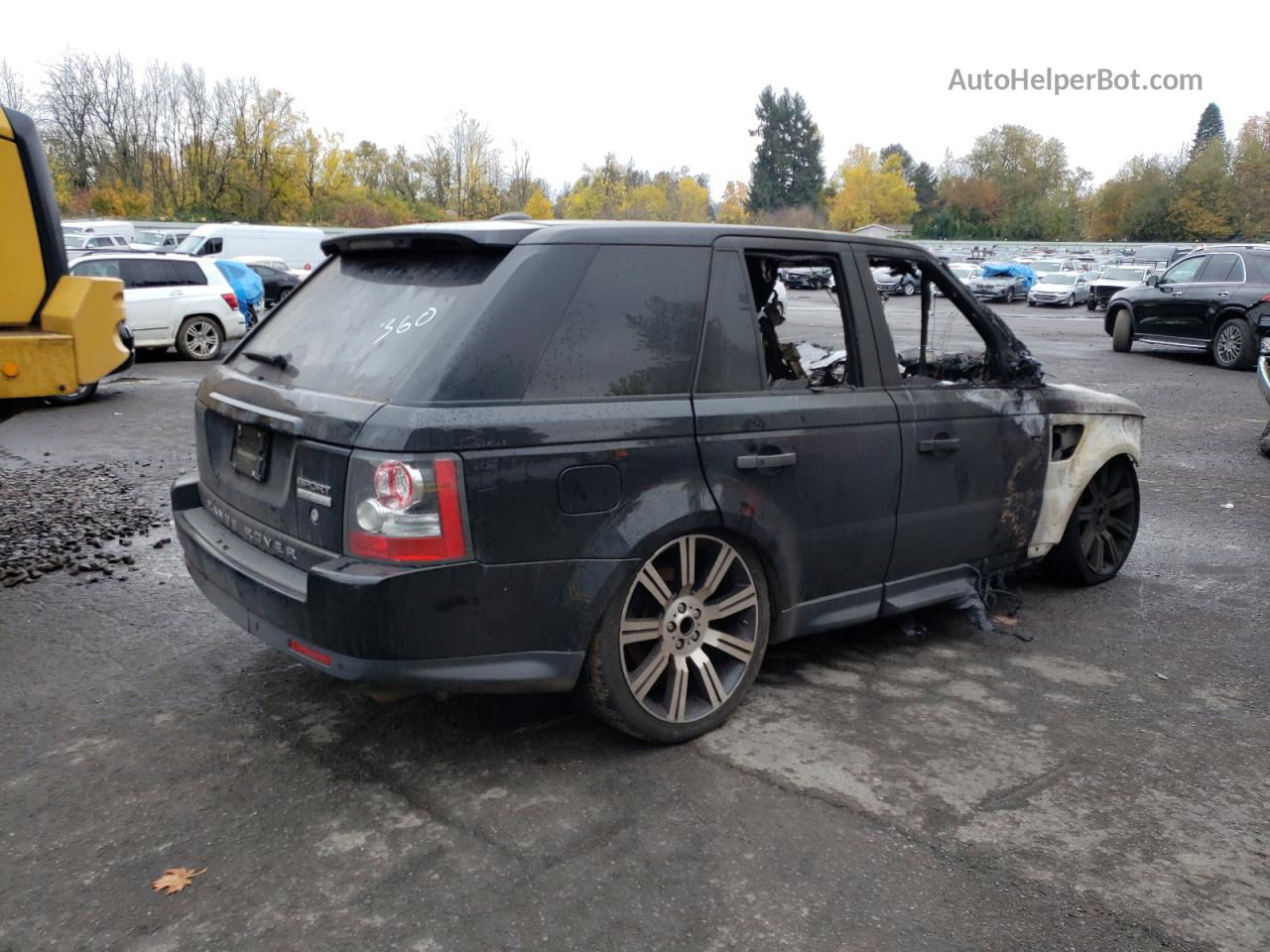 2011 Land Rover Range Rover Sport Lux Black vin: SALSK2D43BA290994