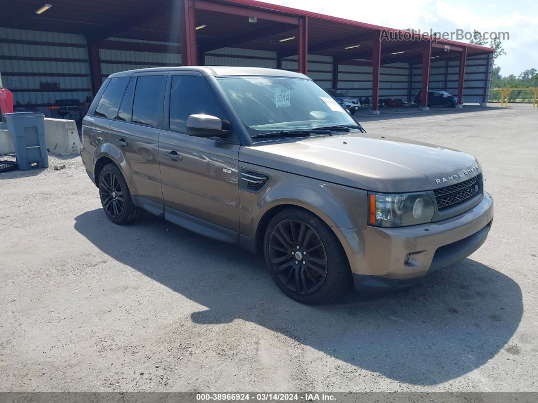 2011 Land Rover Range Rover Sport Hse Brown vin: SALSK2D44BA272729