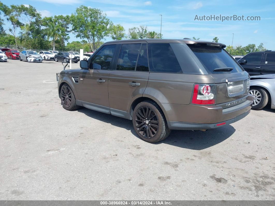 2011 Land Rover Range Rover Sport Hse Brown vin: SALSK2D44BA272729