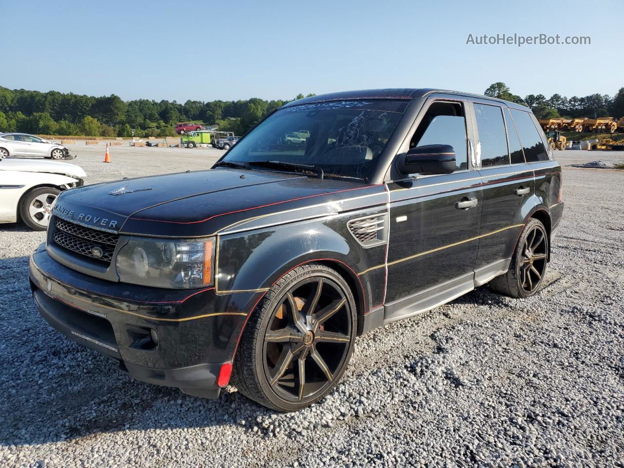 2011 Land Rover Range Rover Sport Lux Black vin: SALSK2D44BA284802