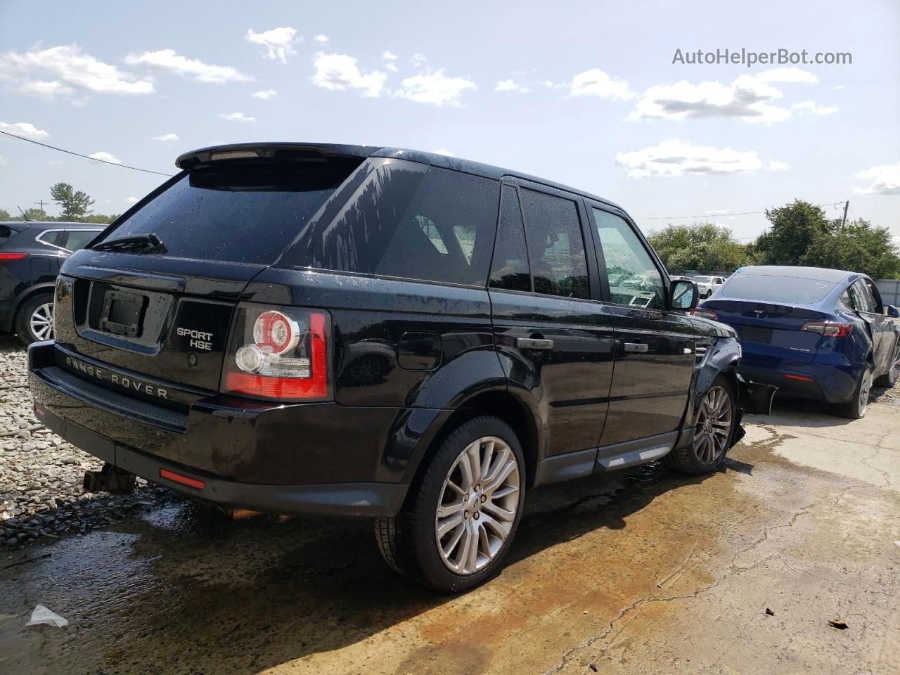 2011 Land Rover Range Rover Sport Lux Черный vin: SALSK2D46BA259710