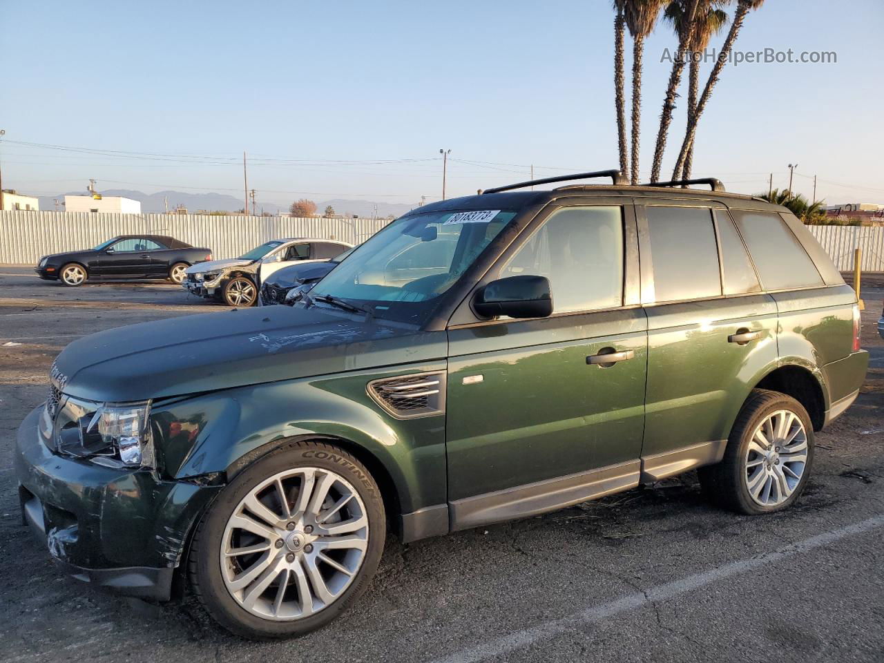 2011 Land Rover Range Rover Sport Lux Green vin: SALSK2D46BA276295