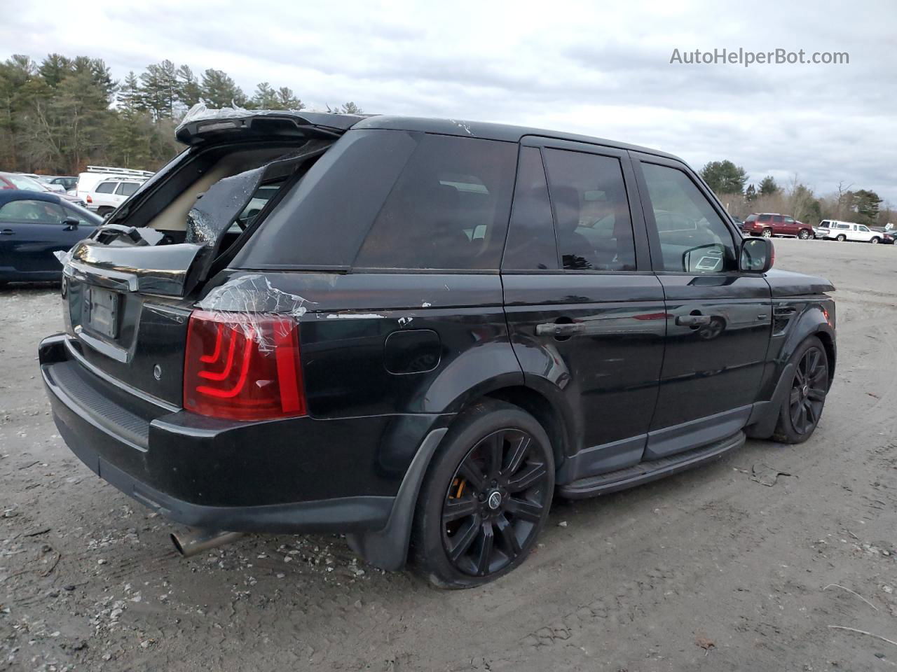 2011 Land Rover Range Rover Sport Lux Черный vin: SALSK2D46BA290021