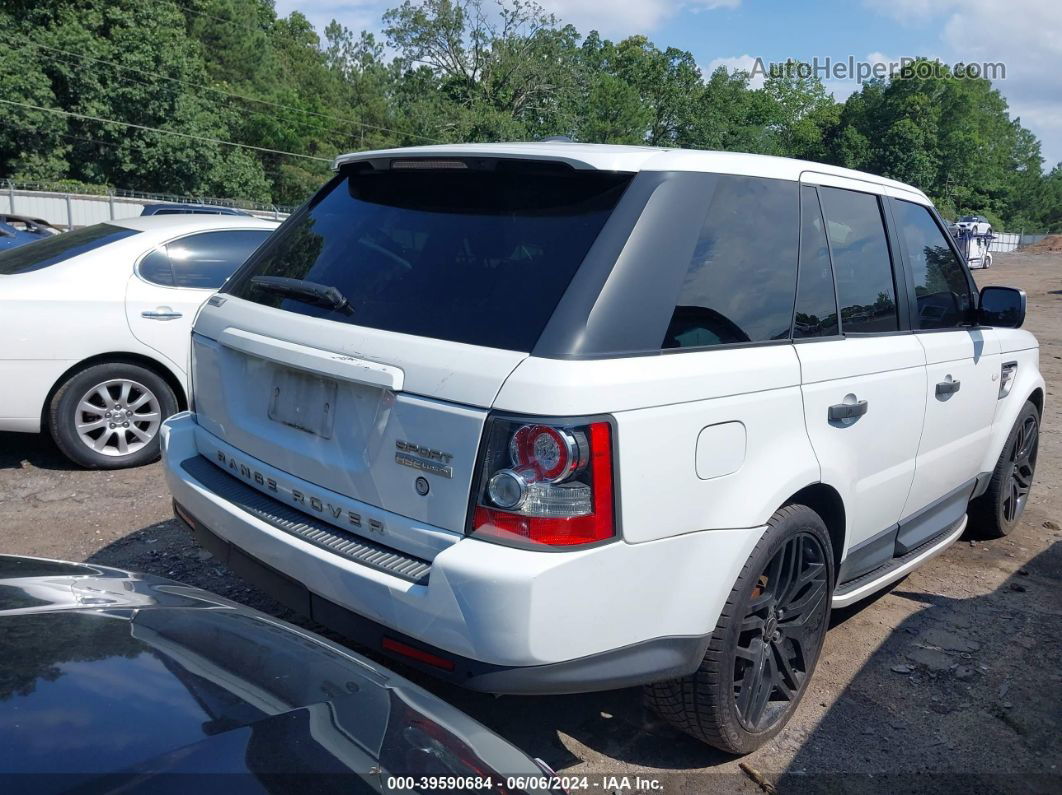 2011 Land Rover Range Rover Sport Hse White vin: SALSK2D47BA707677