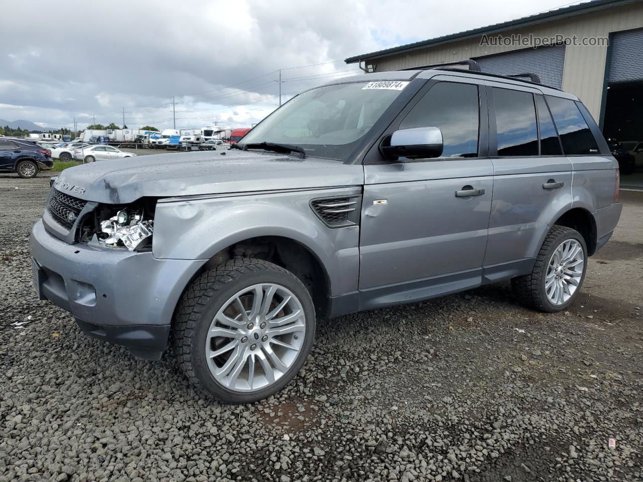 2011 Land Rover Range Rover Sport Lux Gray vin: SALSK2D47BA709235