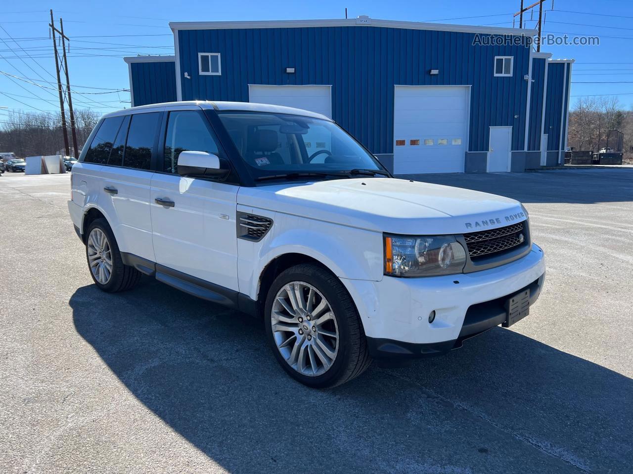 2011 Land Rover Range Rover Sport Lux White vin: SALSK2D47BA716427