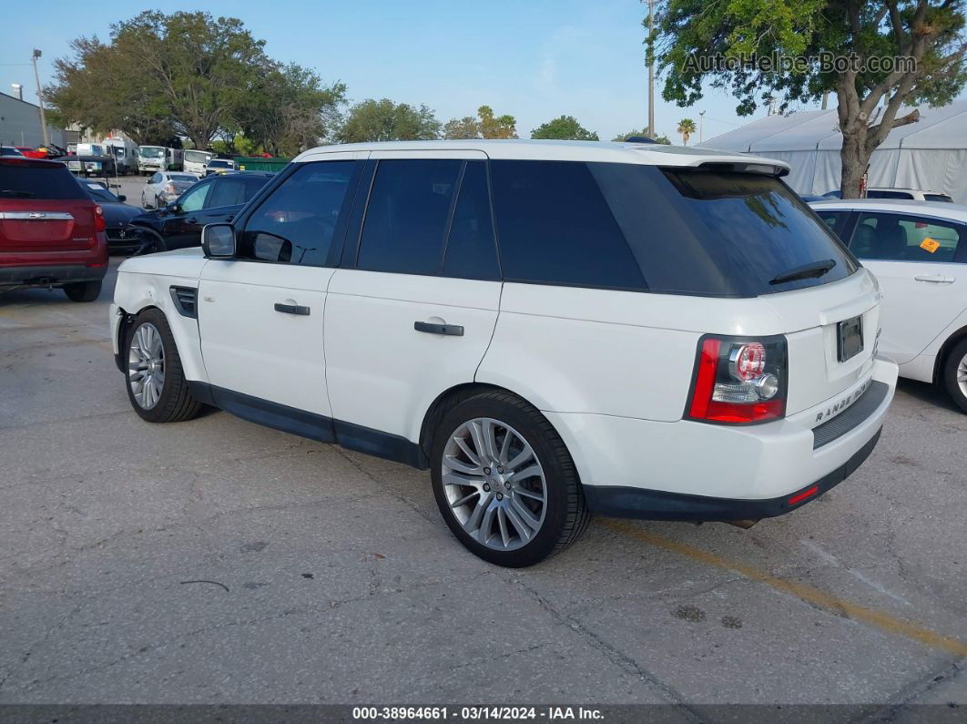 2011 Land Rover Range Rover Sport Hse White vin: SALSK2D48BA270420