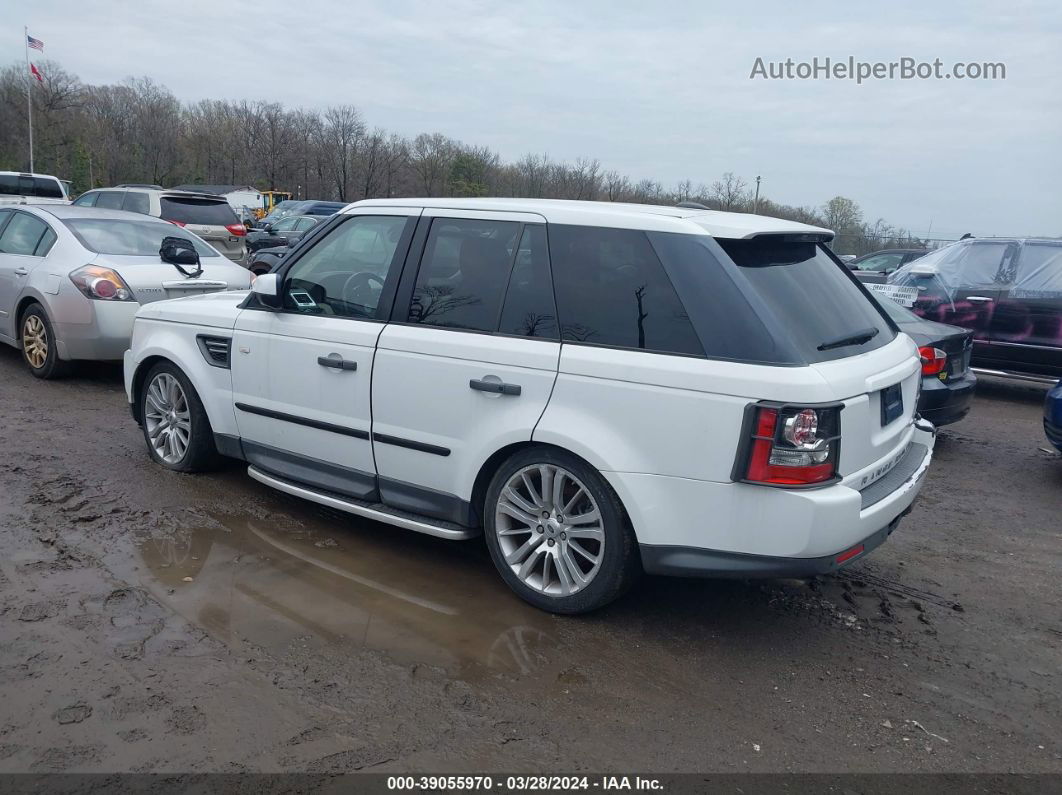 2011 Land Rover Range Rover Sport Hse White vin: SALSK2D48BA296936