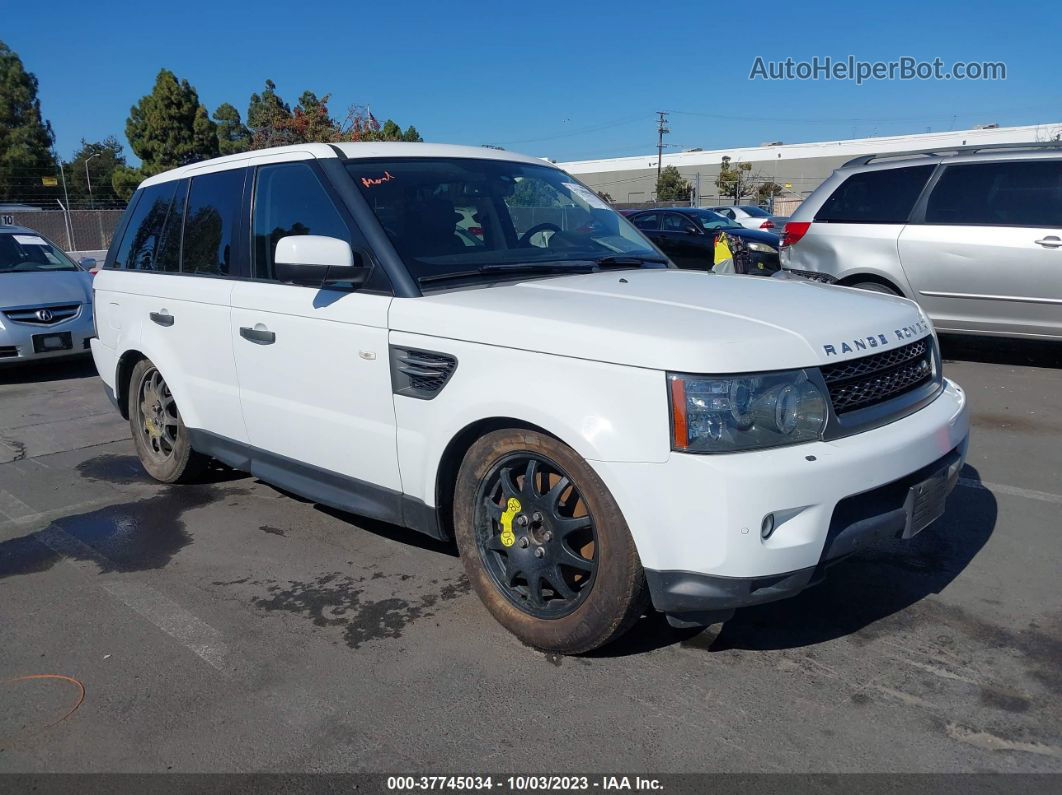 2011 Land Rover Range Rover Sport Hse Lux White vin: SALSK2D49BA263119