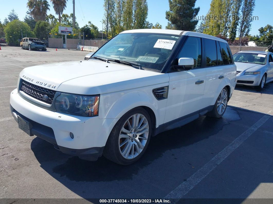 2011 Land Rover Range Rover Sport Hse Lux White vin: SALSK2D49BA263119