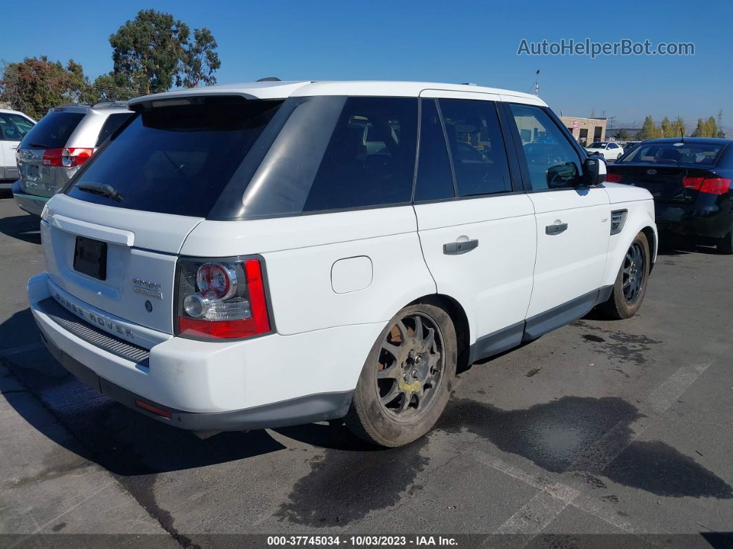 2011 Land Rover Range Rover Sport Hse Lux White vin: SALSK2D49BA263119