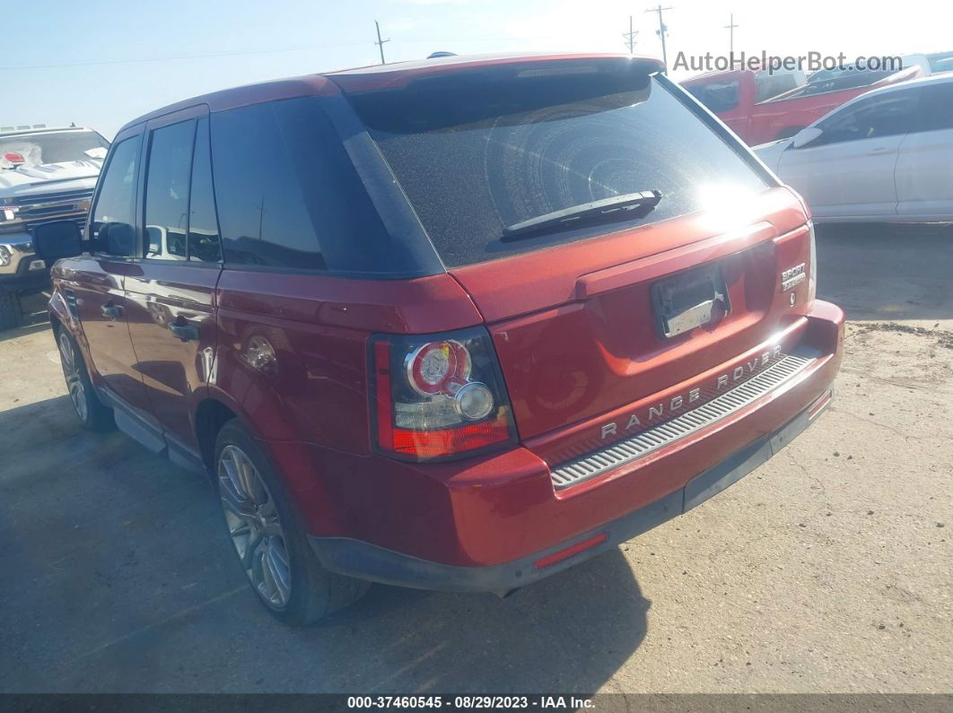 2011 Land Rover Range Rover Sport Hse Lux Maroon vin: SALSK2D49BA278882