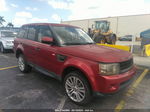 2011 Land Rover Range Rover Sport Hse Lux Красный vin: SALSK2D49BA279062