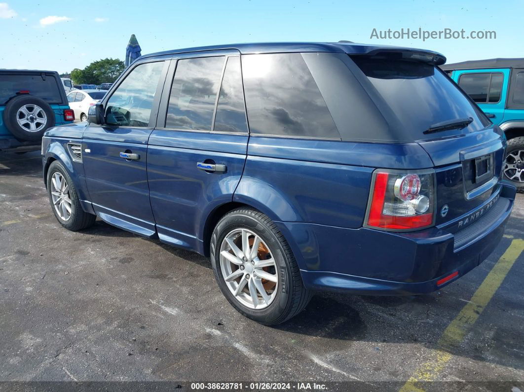 2011 Land Rover Range Rover Sport Hse Blue vin: SALSK2D49BA283192