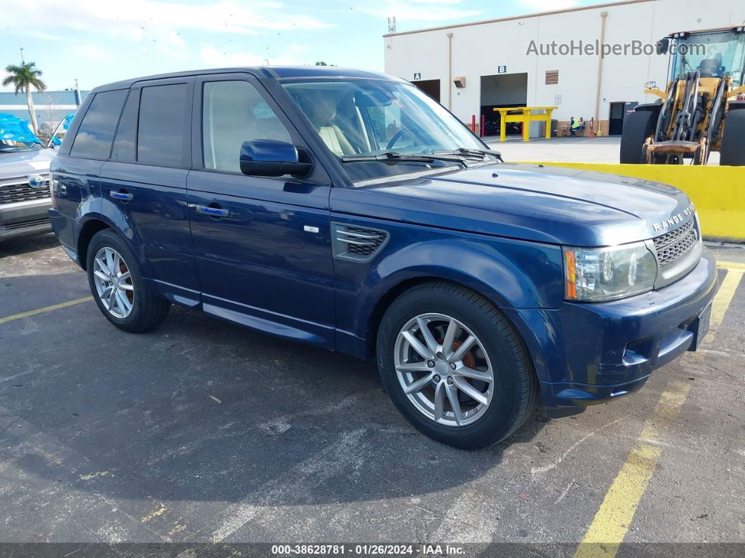 2011 Land Rover Range Rover Sport Hse Blue vin: SALSK2D49BA283192