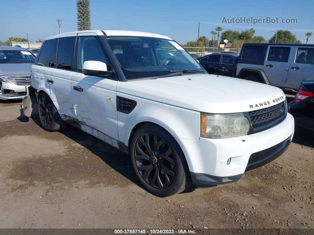 2011 Land Rover Range Rover Sport Hse Lux White vin: SALSK2D49BA296721