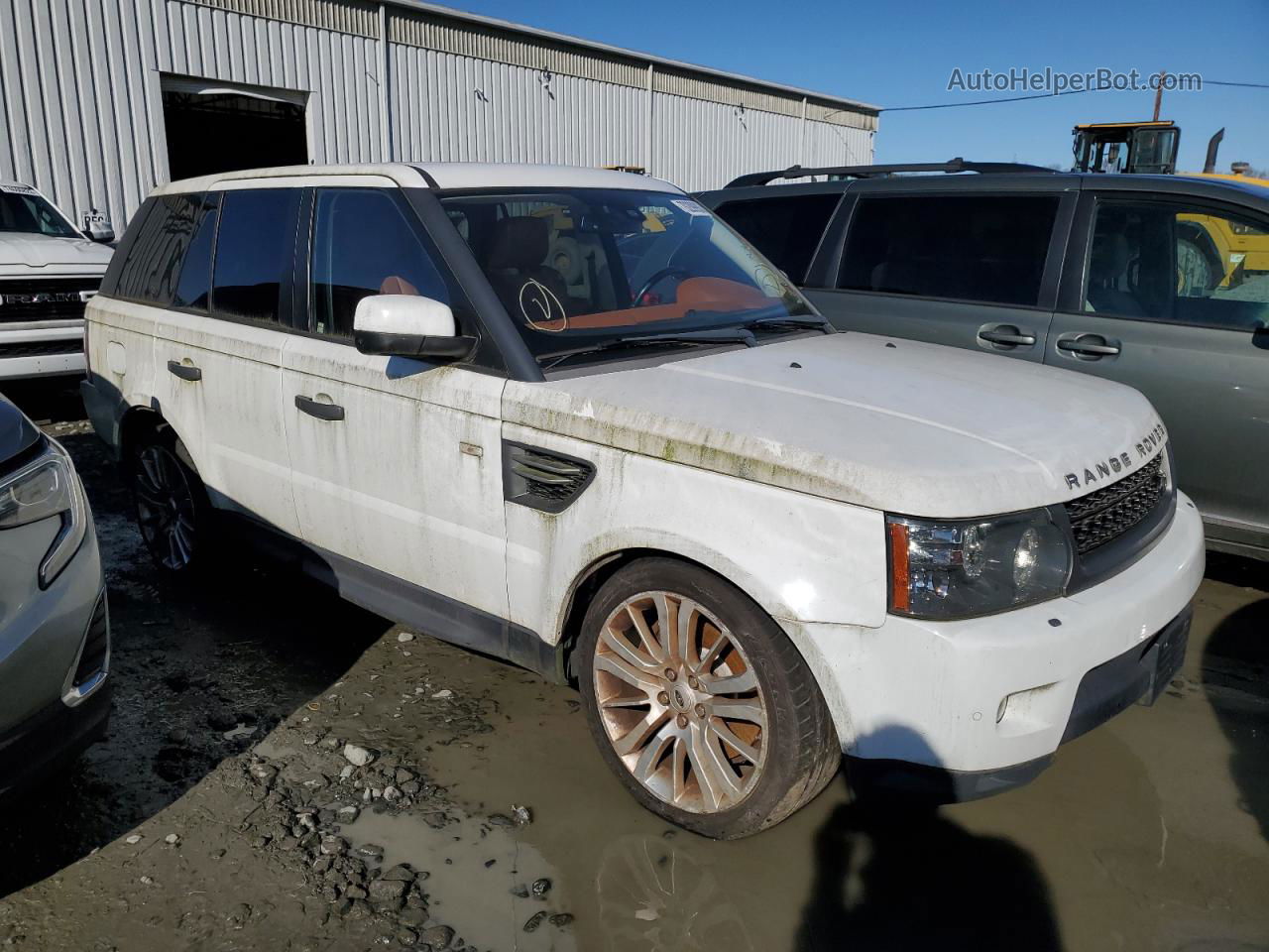 2011 Land Rover Range Rover Sport Lux White vin: SALSK2D49BA707695