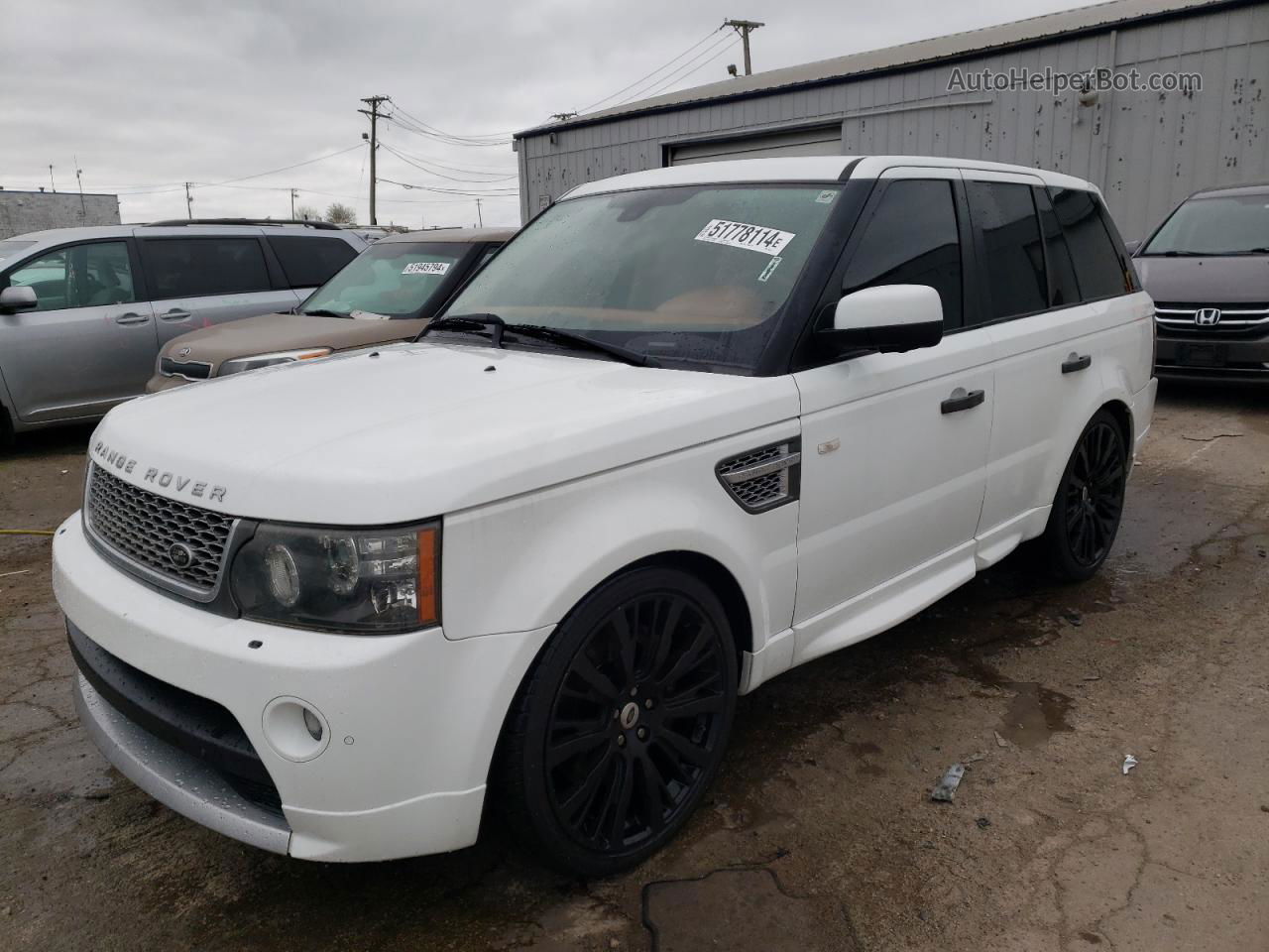 2011 Land Rover Range Rover Sport Autobiography White vin: SALSP2E42BA702483