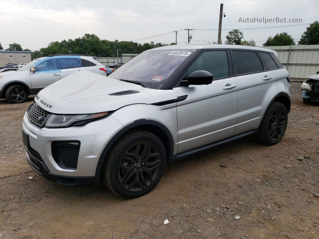 2017 Land Rover Range Rover Evoque Hse Dynamic Silver vin: SALVD2BG1HH169191