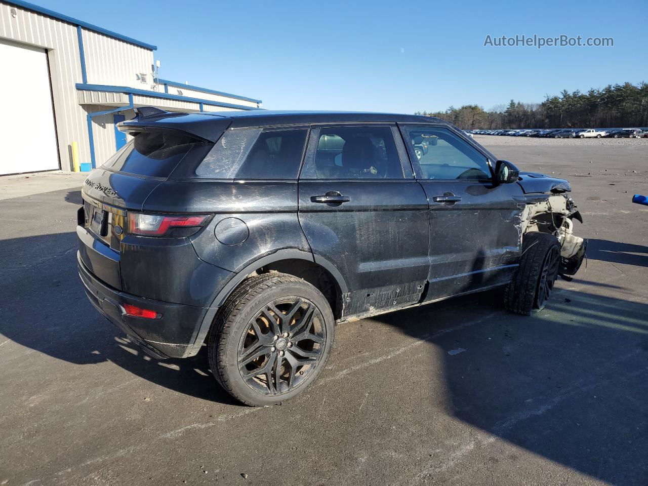 2017 Land Rover Range Rover Evoque Hse Dynamic Черный vin: SALVD2BG4HH232168