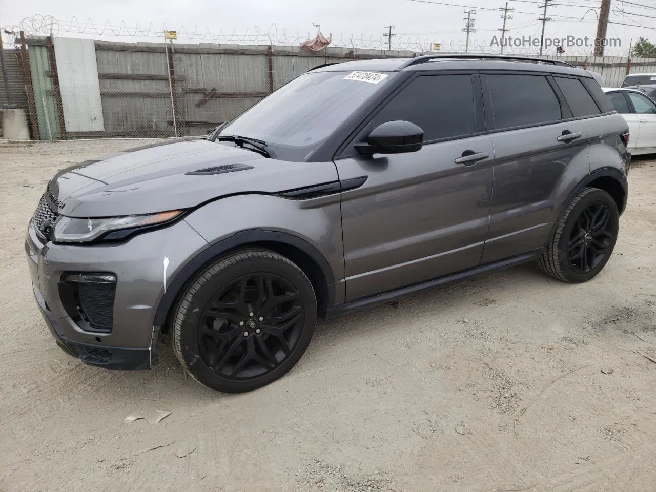 2017 Land Rover Range Rover Evoque Hse Dynamic Серый vin: SALVD2BG6HH193373