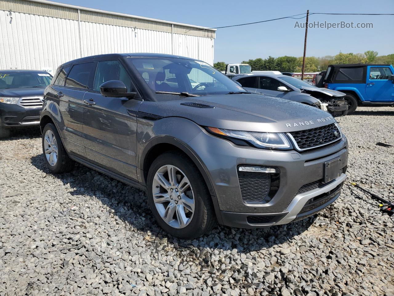 2017 Land Rover Range Rover Evoque Hse Dynamic Серый vin: SALVD2BG7HH248686