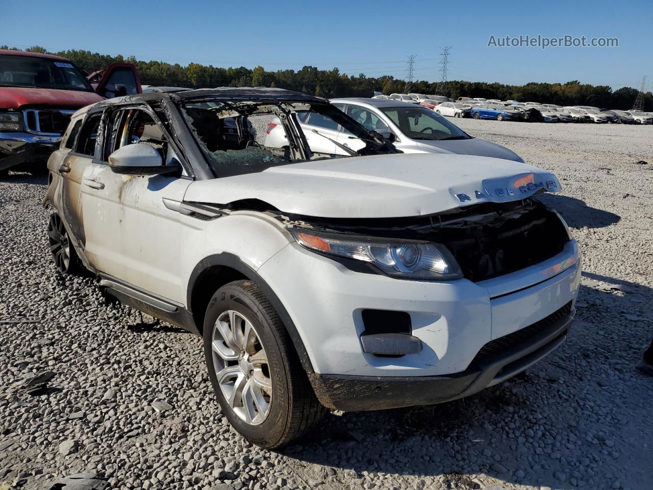 2015 Land Rover Range Rover Evoque Pure Белый vin: SALVN2BG2FH042458