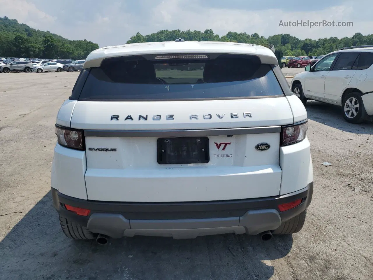 2014 Land Rover Range Rover Evoque Pure Белый vin: SALVN2BG3EH871733