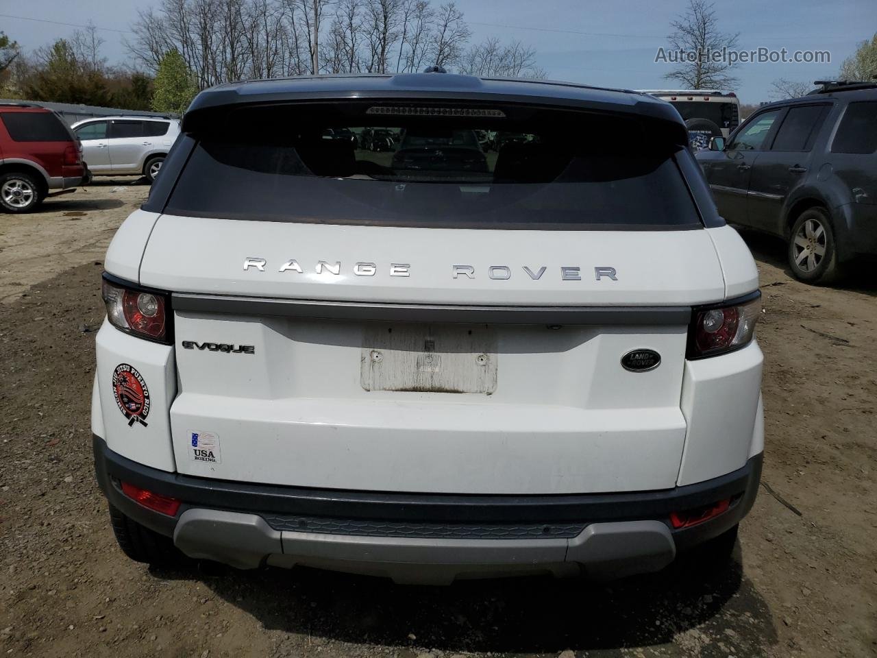 2015 Land Rover Range Rover Evoque Pure Белый vin: SALVN2BG3FH049175