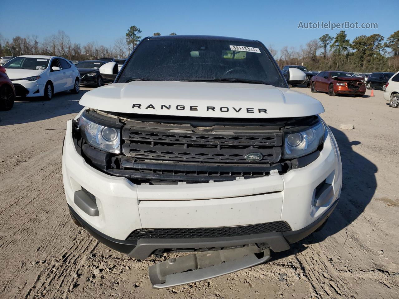 2014 Land Rover Range Rover Evoque Pure White vin: SALVN2BG5EH869062