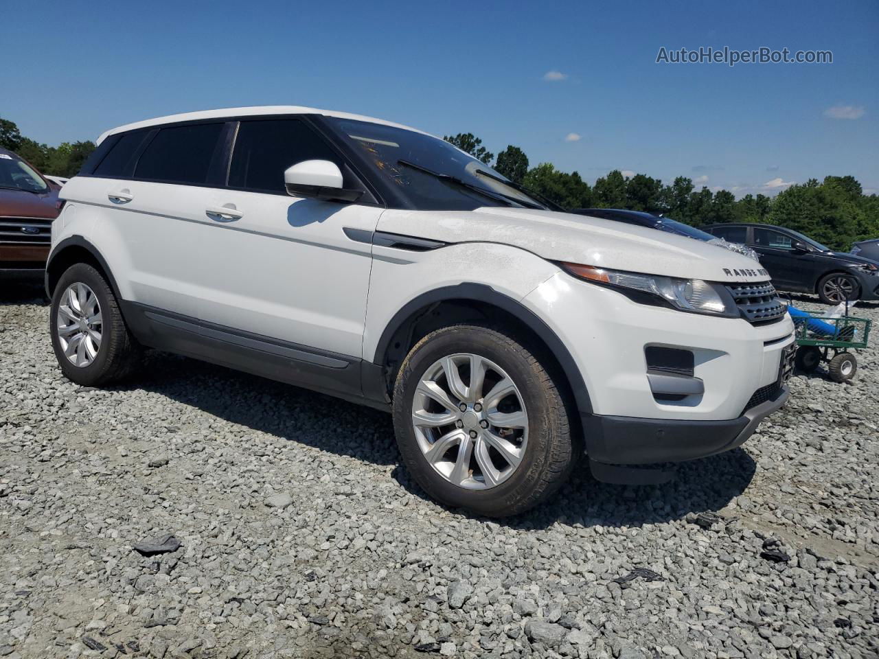 2015 Land Rover Range Rover Evoque Pure White vin: SALVN2BG5FH042339