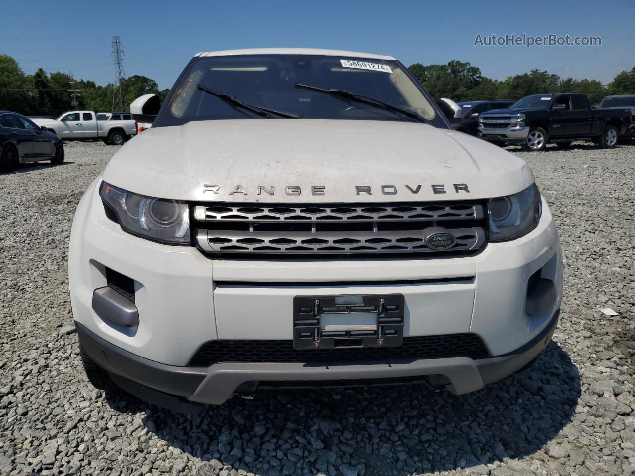 2015 Land Rover Range Rover Evoque Pure White vin: SALVN2BG5FH042339