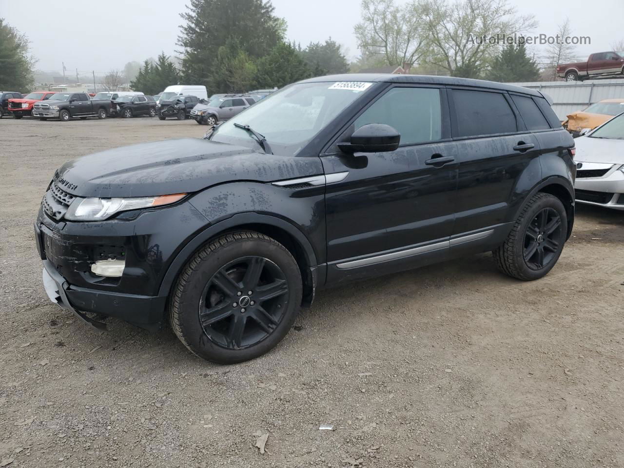 2014 Land Rover Range Rover Evoque Pure Plus Black vin: SALVP2BG0EH877922