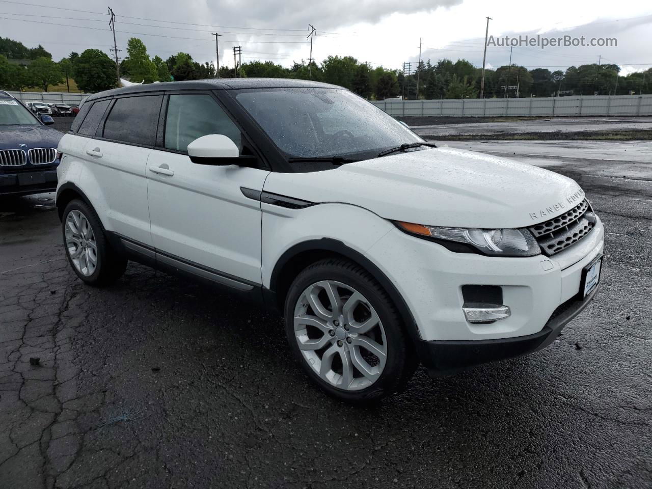 2015 Land Rover Range Rover Evoque Pure Plus Белый vin: SALVP2BG0FH077395