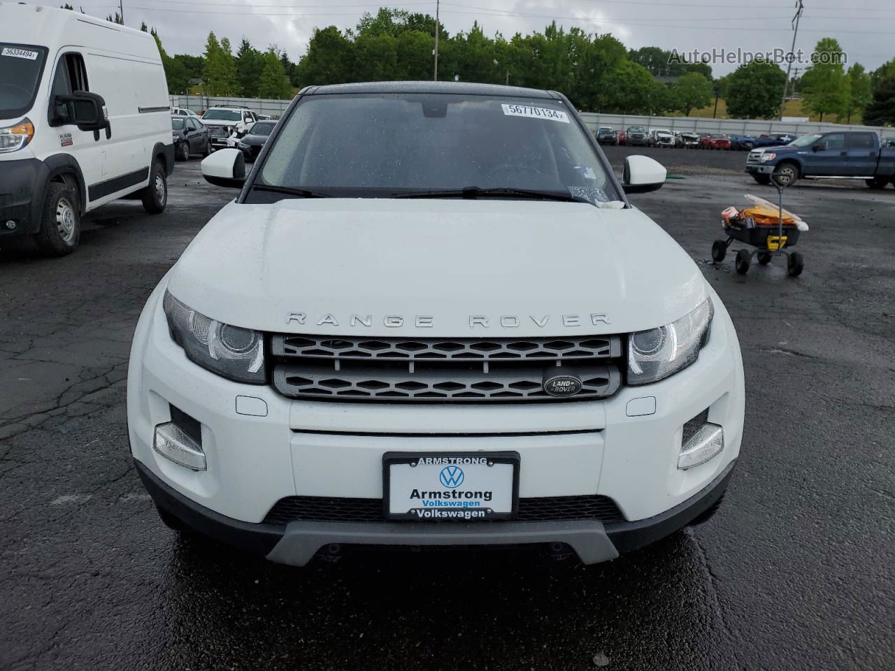 2015 Land Rover Range Rover Evoque Pure Plus White vin: SALVP2BG0FH077395