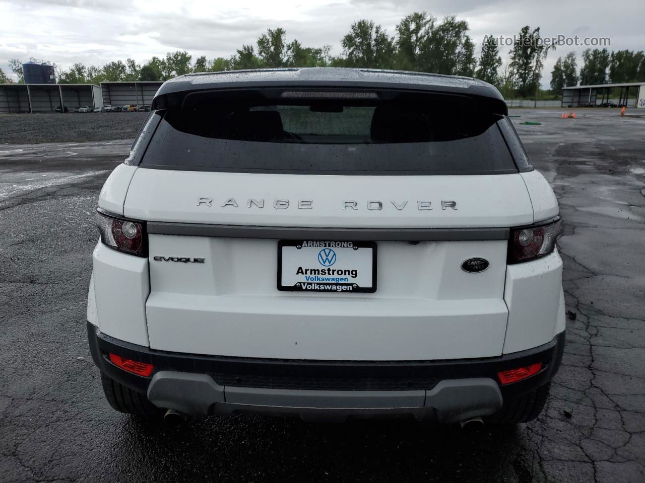 2015 Land Rover Range Rover Evoque Pure Plus White vin: SALVP2BG0FH077395