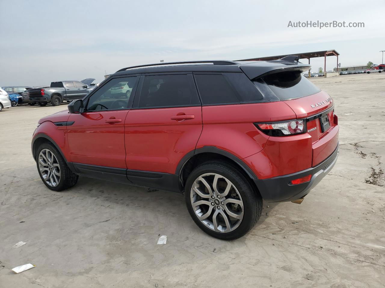 2017 Land Rover Range Rover Evoque Se Красный vin: SALVP2BG0HH176916