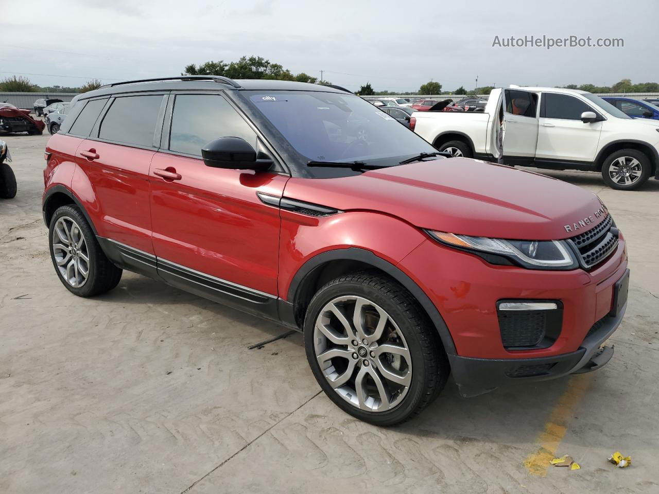 2017 Land Rover Range Rover Evoque Se Красный vin: SALVP2BG0HH176916