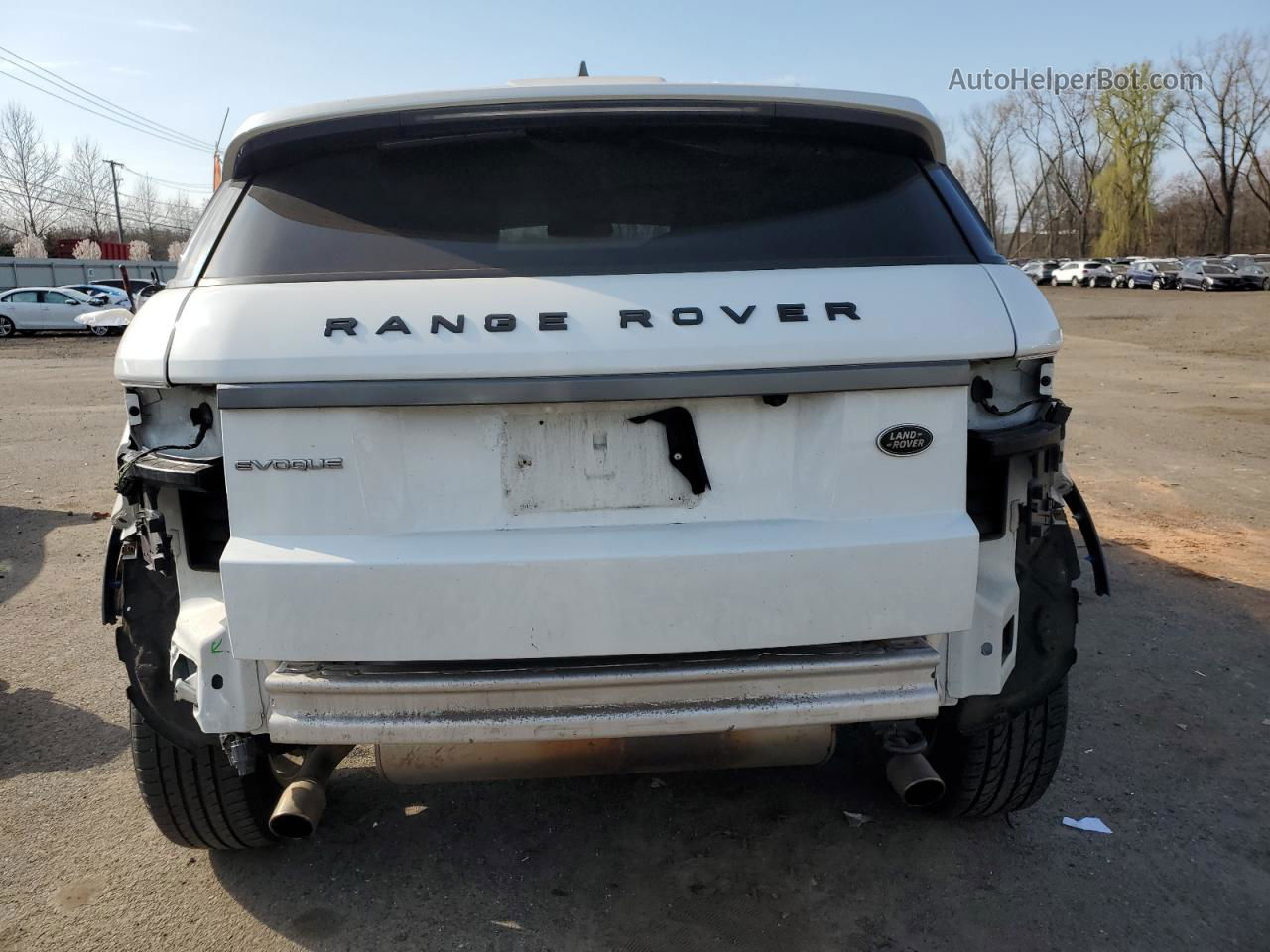 2017 Land Rover Range Rover Evoque Se Белый vin: SALVP2BG0HH207579