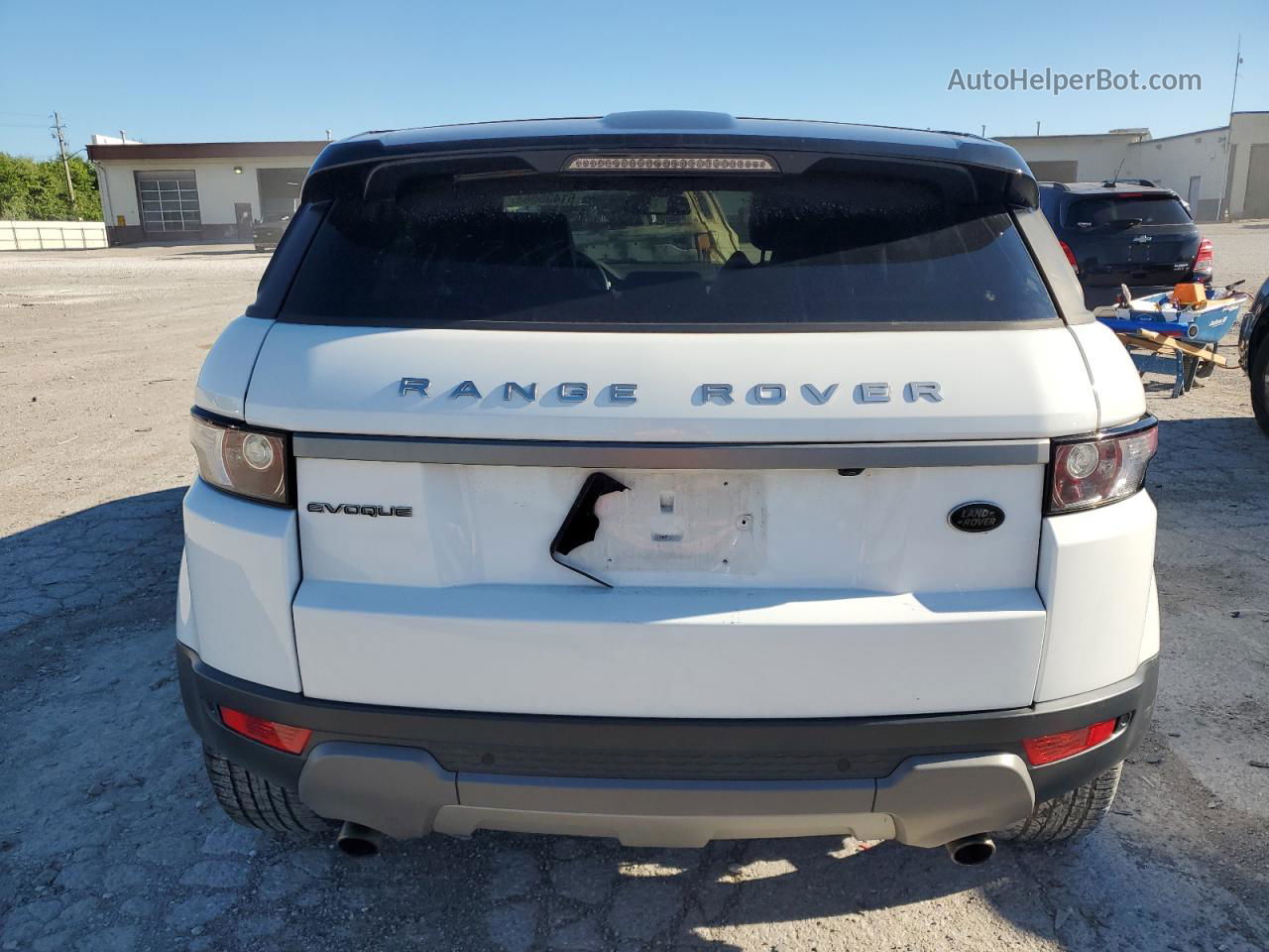 2015 Land Rover Range Rover Evoque Pure Plus Белый vin: SALVP2BG1FH016282