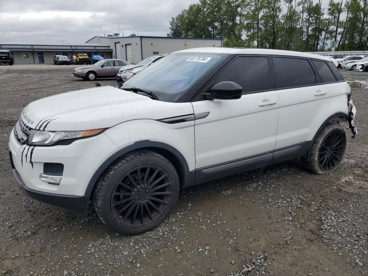 2015 Land Rover Range Rover Evoque Pure Plus White vin: SALVP2BG1FH076417