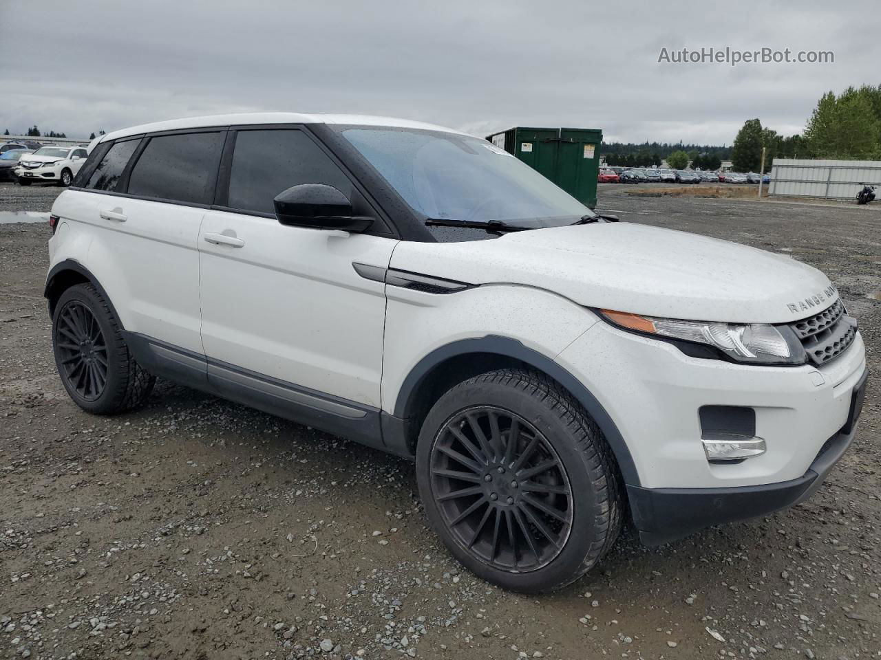 2015 Land Rover Range Rover Evoque Pure Plus White vin: SALVP2BG1FH076417