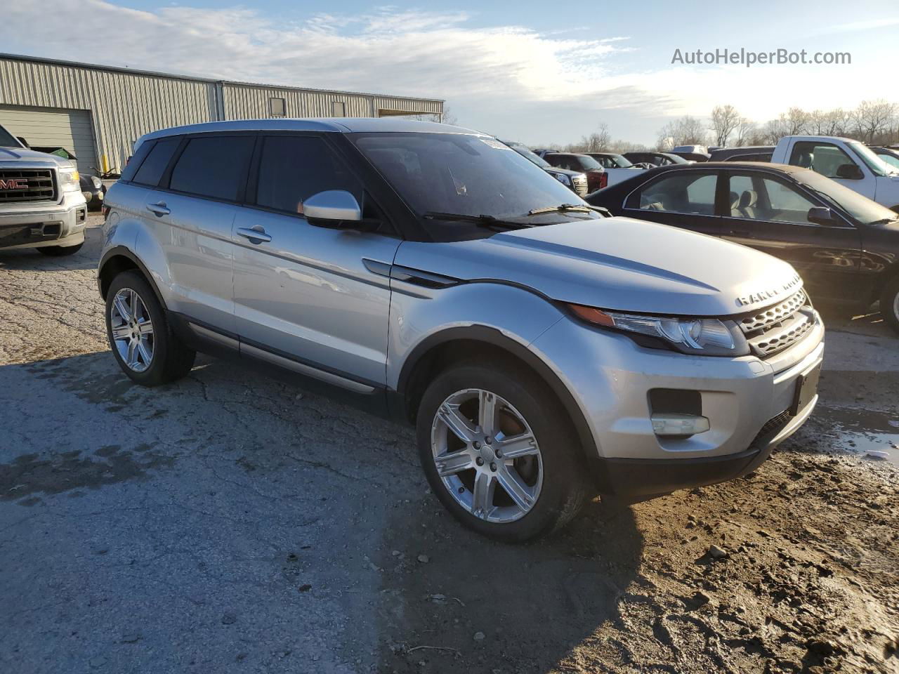 2015 Land Rover Range Rover Evoque Pure Plus Silver vin: SALVP2BG1FH992644