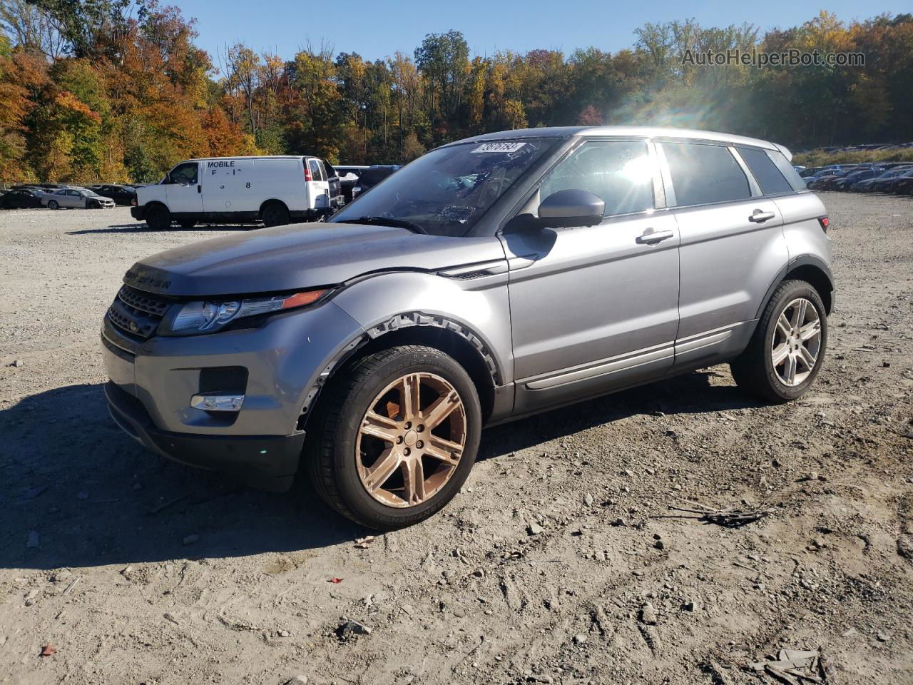 2014 Land Rover Range Rover Evoque Pure Plus Silver vin: SALVP2BG2EH889604