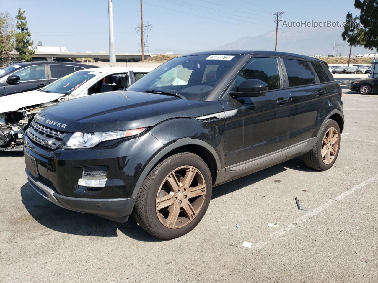 2014 Land Rover Range Rover Evoque Pure Plus Black vin: SALVP2BG2EH900259