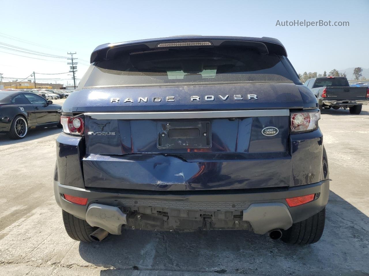 2015 Land Rover Range Rover Evoque Pure Plus Blue vin: SALVP2BG2FH026464