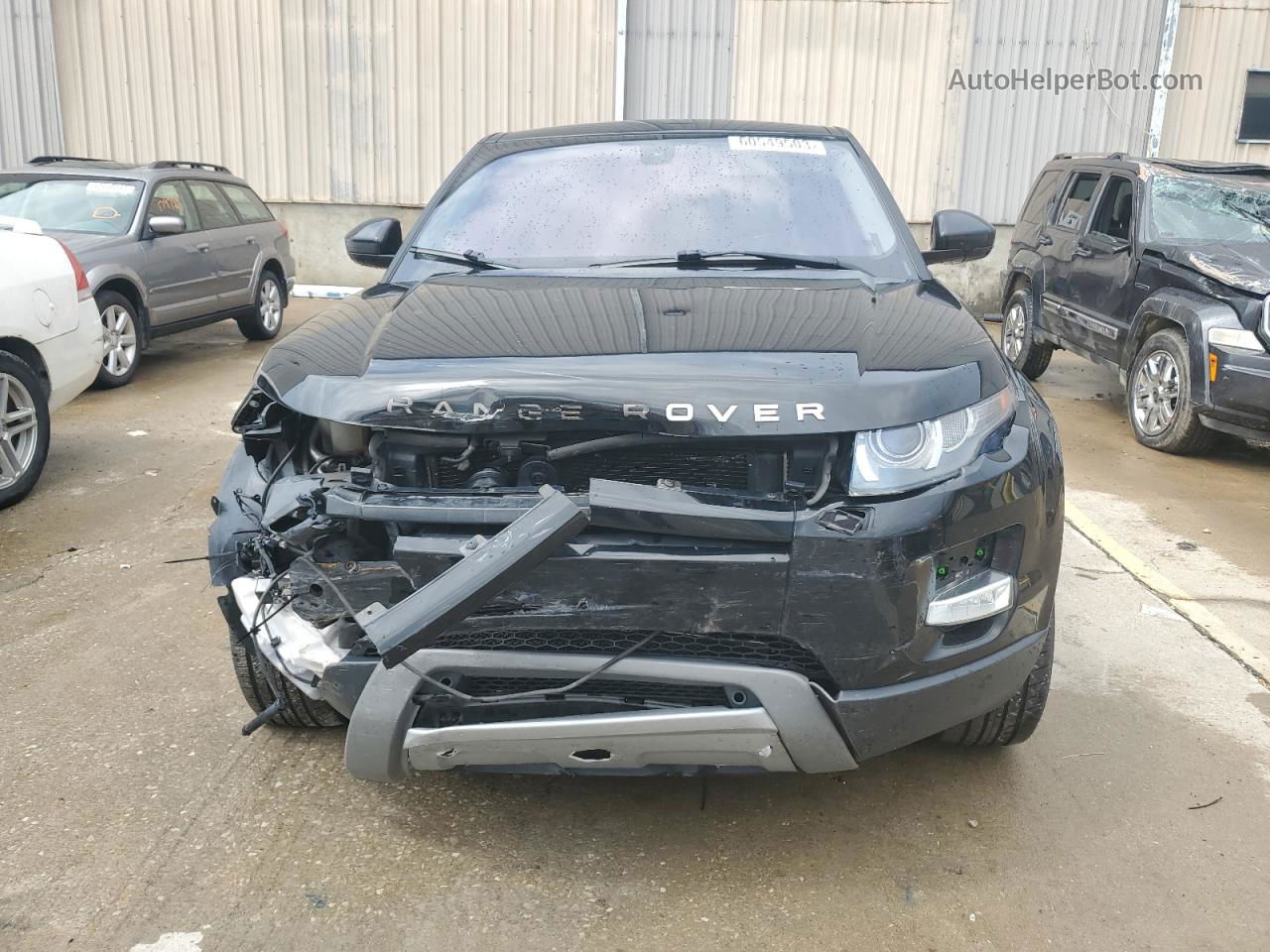 2015 Land Rover Range Rover Evoque Pure Plus Черный vin: SALVP2BG2FH075339